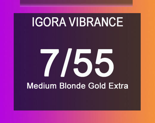 Igora Vibrance 7/55 Medium Blonde Gold Extra 60ml
