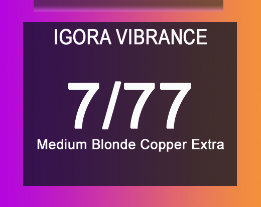 Igora Vibrance 7/77 Medium Blonde Copper Extra 60ml