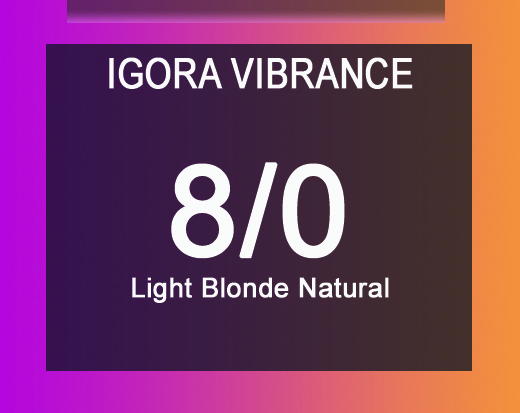 Igora Vibrance 8/0 Light Blonde Natural 60ml