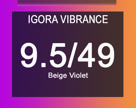 Igora Vibrance 9.5/49 Beige Violet Tone 60ml