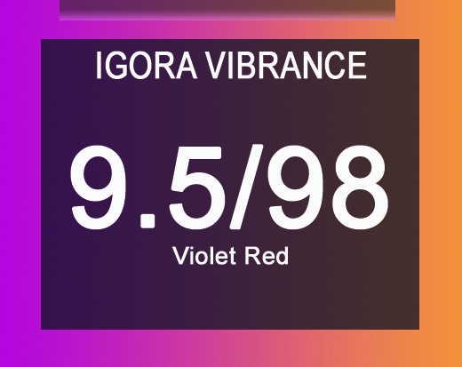 Igora Vibrance 9.5/98 Violet Red Toner 60ml