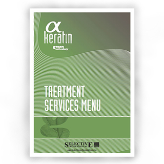 Alpha Keratin Service Menu
