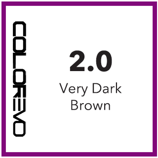 Colorevo 2/0 Very Dark Brown 100ml