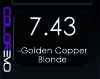 COLOREVO 7/43 GOLDEN COPPER BLOND 100ML