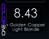 Colorevo 8/43 Golden Copper Light Blond