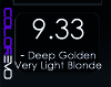 Colorevo 9/33 Deep Golden Very Light Blond 100ml