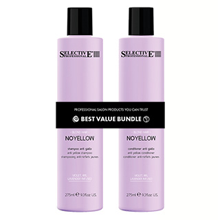 Selective Professional On Care Retail Duo Set - No Yellow Purple Toning for Blonde Hair