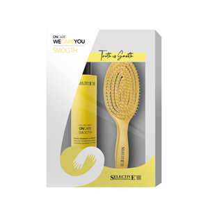 OnCare We Care You Kit - Smoothing Shampoo 275ml with Foc Brush
