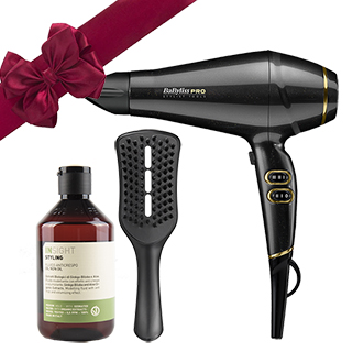 Babyliss Keratin Lustre Blowdry Bundle - Black