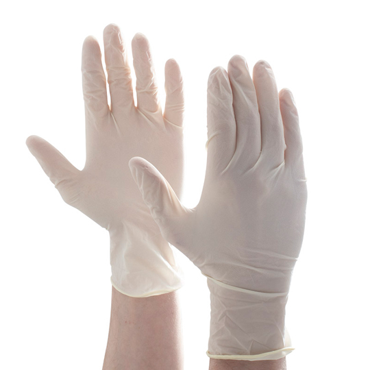 Aurelia Vibrant Powder Free Latex Gloves Medium (100)