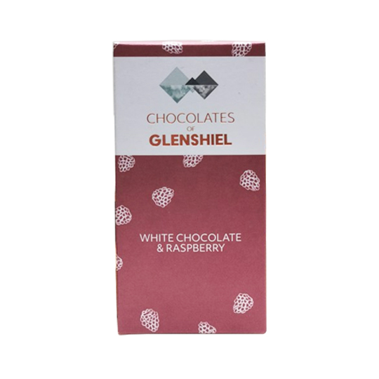 Handmade Chocolates of Glenshiel Scottish Raspberry Bar 70g