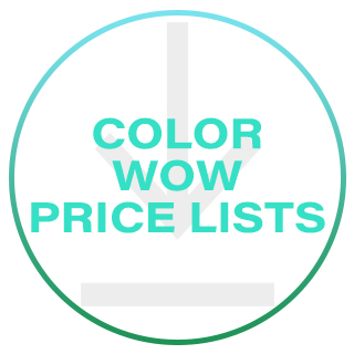 COLOR WOW SALON & RRP PRICE LIST 2024