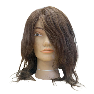 Eva Mannequin Head - Brunette, Shoulder Length