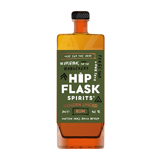 Gin Bothy Spiced Golden Rum Hipflask