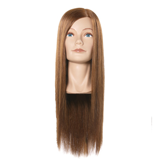 Peggy B Xl Mannequin Head - Brunette Long Hair