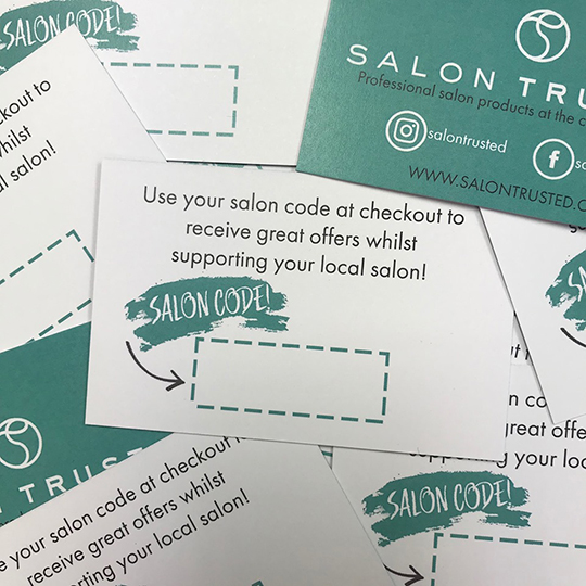 Salon Trusted Business Cards