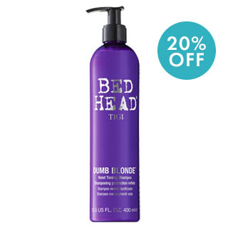 BEDHEAD DUMB BLONDE PURPLE TONING SHAMPOO 400ML