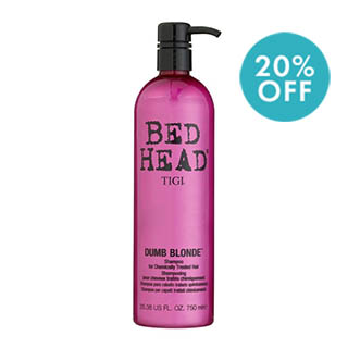 NEW BEDHEAD DUMB BLONDE SHAMPOO 750ML