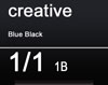 TIGI COPYRIGHT COLOUR CREATIVE 1/1 BLUE BLACK