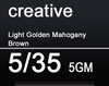 TIGI COPYRIGHT COLOUR CREATIVE 5/35 LIGHT GOLDEN MAHOGANY BROWN