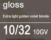 TIGI CC GLOSS 10/32 EXTRA LIGHT GOLDEN VIOLET