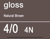 TIGI COPYRIGHT COLOUR GLOSS 4/0 NATURAL BROWN