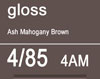 Tigi Copyright Colour Gloss 4/85 Smokey Mahogany Brown