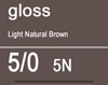 TIGI COPYRIGHT COLOUR GLOSS 5/0 LIGHT NATURAL BROWN