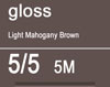 TIGI COPYRIGHT COLOUR GLOSS 5/5 LIGHT MAHOGANY BROWN