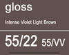 TIGI COPYRIGHT COLOUR GLOSS 55/22 INTENSE VIOLET LIGHT BROWN