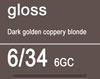 Tigi Copyright Colour Gloss 6/34 Dark Golden Copper Blonde