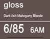 Tigi Copyright Colour Gloss 6/85 Dark Ash Mahogany Blonde