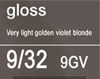 TIGI CC GLOSS 9/32 VERY LIGHT GOLDEN VIOLET BLONDE