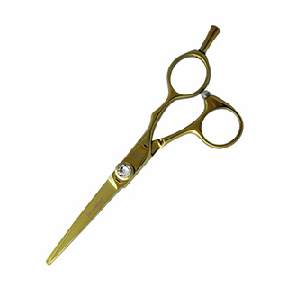 TRI SAMURAI METALLIC YELLOW 5.5  SCISSORS&quot;