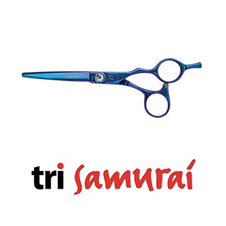 *Tri Titanium Blue 500 Offset 5" Scissors