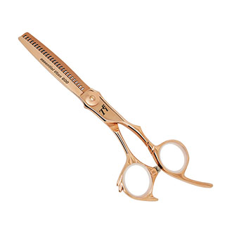 TRI Essential Plus 35 Teeth Slim Rose Gold 6" Thinning Scissor