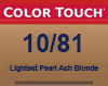 Color Touch 10/81 Lightest Pearl Ash Blonde