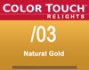 COLOR TOUCH RELIGHTS /03 NAT GOLD 60ML