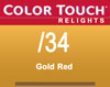 COLOR TOUCH RELIGHTS /34 GOLD RED 60ML