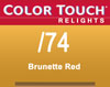 COLOR TOUCH RELIGHTS /74 BRUNETTE RED 60ML
