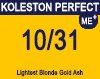 Koleston Perfect Me+ 10/31 Lightest Gold Ash Blonde 60ml