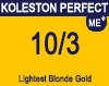 Koleston Perfect Me+ 10/3 Lightest Gold Blonde 60ml