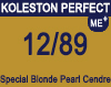 New Koleston Perfect Me+ 12/89 Special Pearl Cendre Blonde 60ml