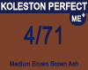 New Koleston Perfect Me+ 4/71 Medium Brown Brown Ash 60ml