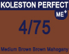 New Koleston Perfect Me+ 4/75 Medium Brunette Mahogany Brown 60ml