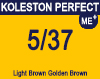 New Koleston Perfect Me+ 5/37 Light Gold Brunette Brown 60ml