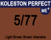 New Koleston Perfect Me+ 5/77 Light Intense Brunette Brown 60ml