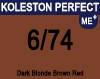 New Koleston Perfect Me+ 6/74 Dark Brunette Red Blonde 60ml