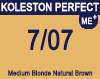 New koleston Perfect Me+ 7/07 Medium Natural Brunette Blonde 60ml