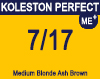 Koleston Perfect Me+ 7/17 Med Ash Brunette Blonde 60ml